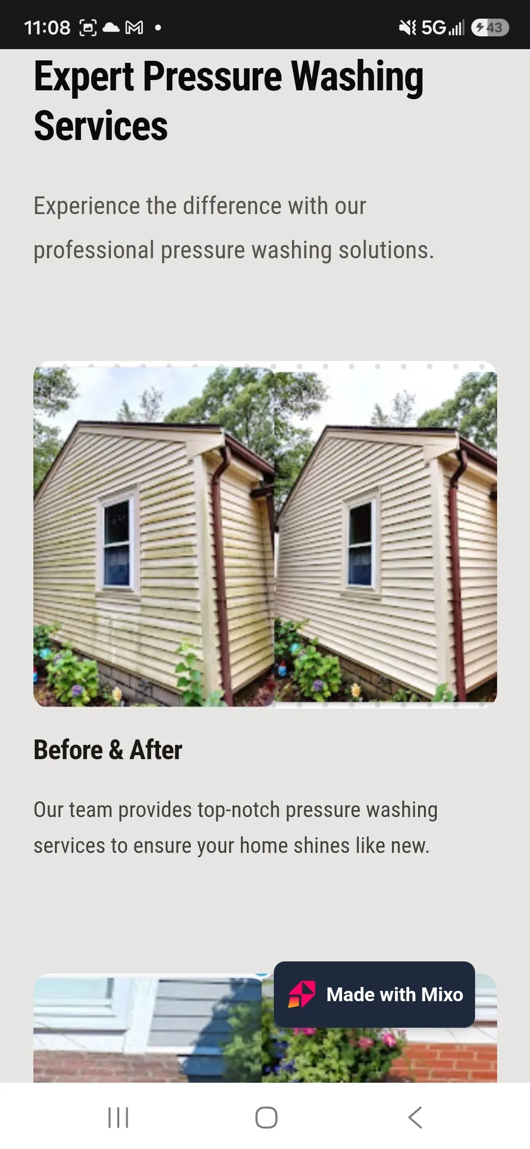 JJC Pressure and Softwash project photo